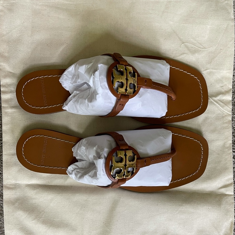 *LIKE NEW* Tory Burch mini Miller sandals 7.5